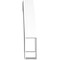 Ekena Millwork 6-in. W x 32-in. D x 32-in. H Imperial Architectural Grade PVC Knee Brace BRCP06X32X32IMP - alternate 2